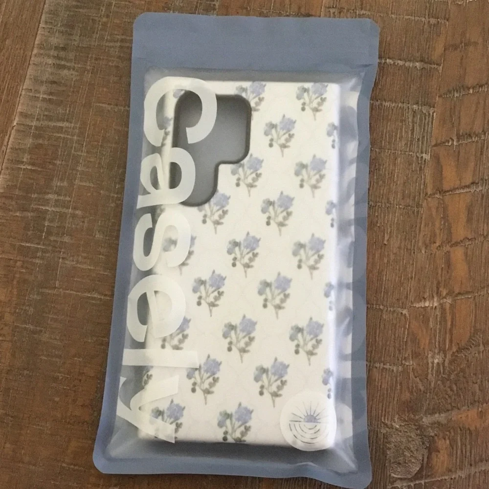 Casely Galaxy S24 Ultra Vintage Garden Blue Hydrangea New MagSafe